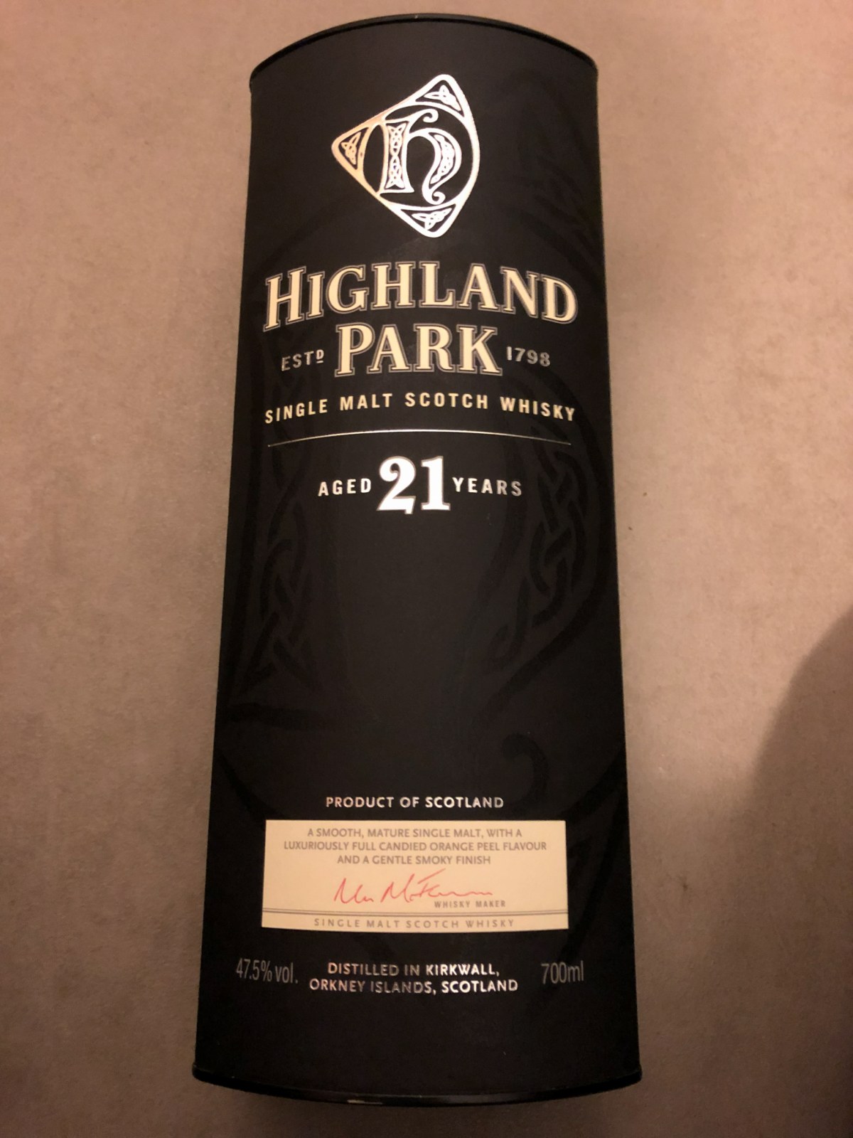 Highland Park 21 Jahre