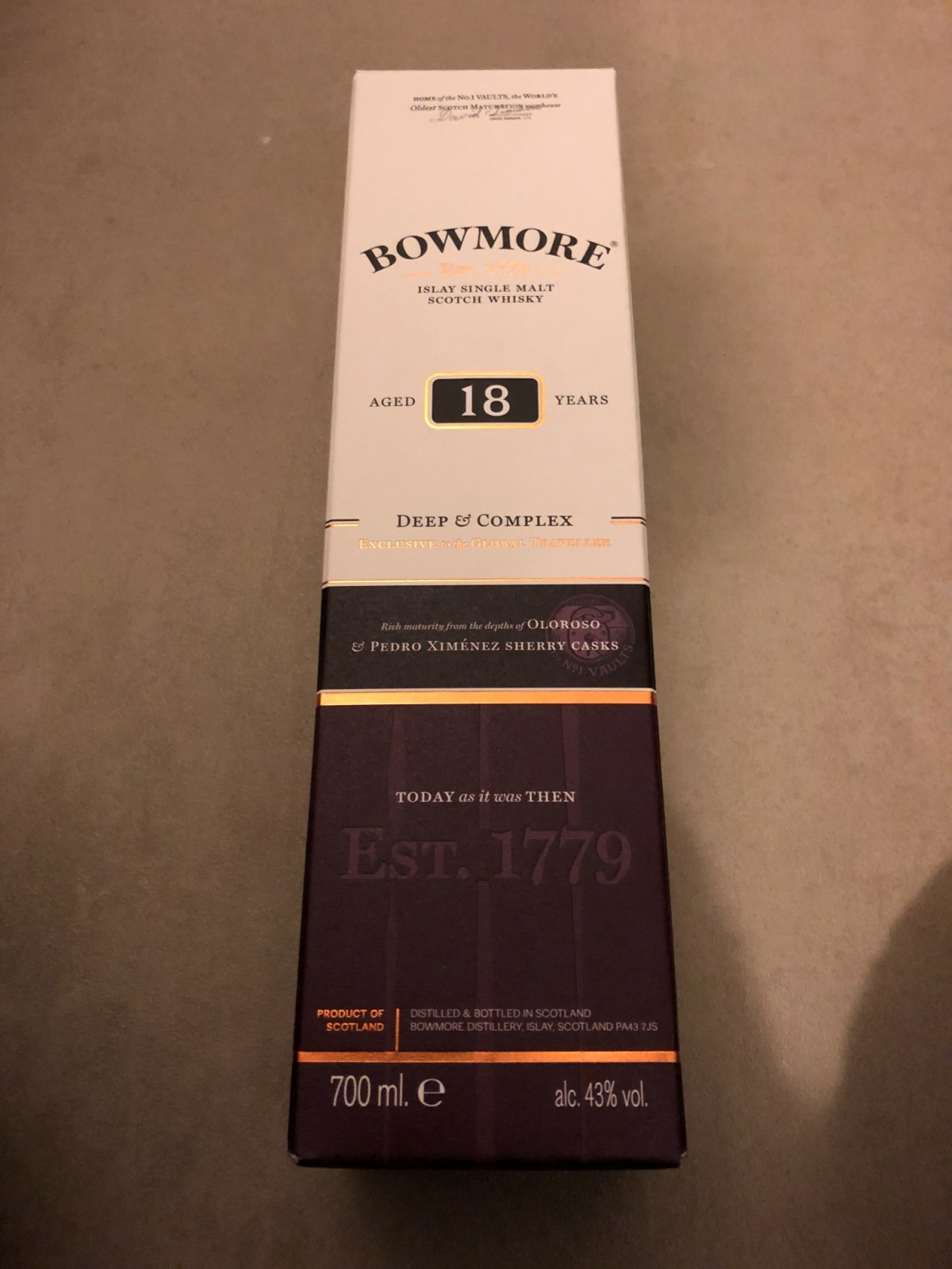 Bowmore 18 YO Deep and Complex