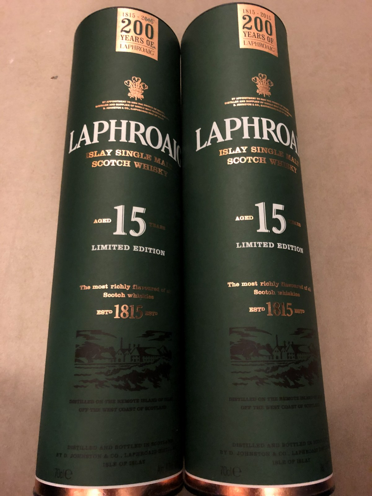 Laphroaig 15 Jahre 200 Years Limited Edition