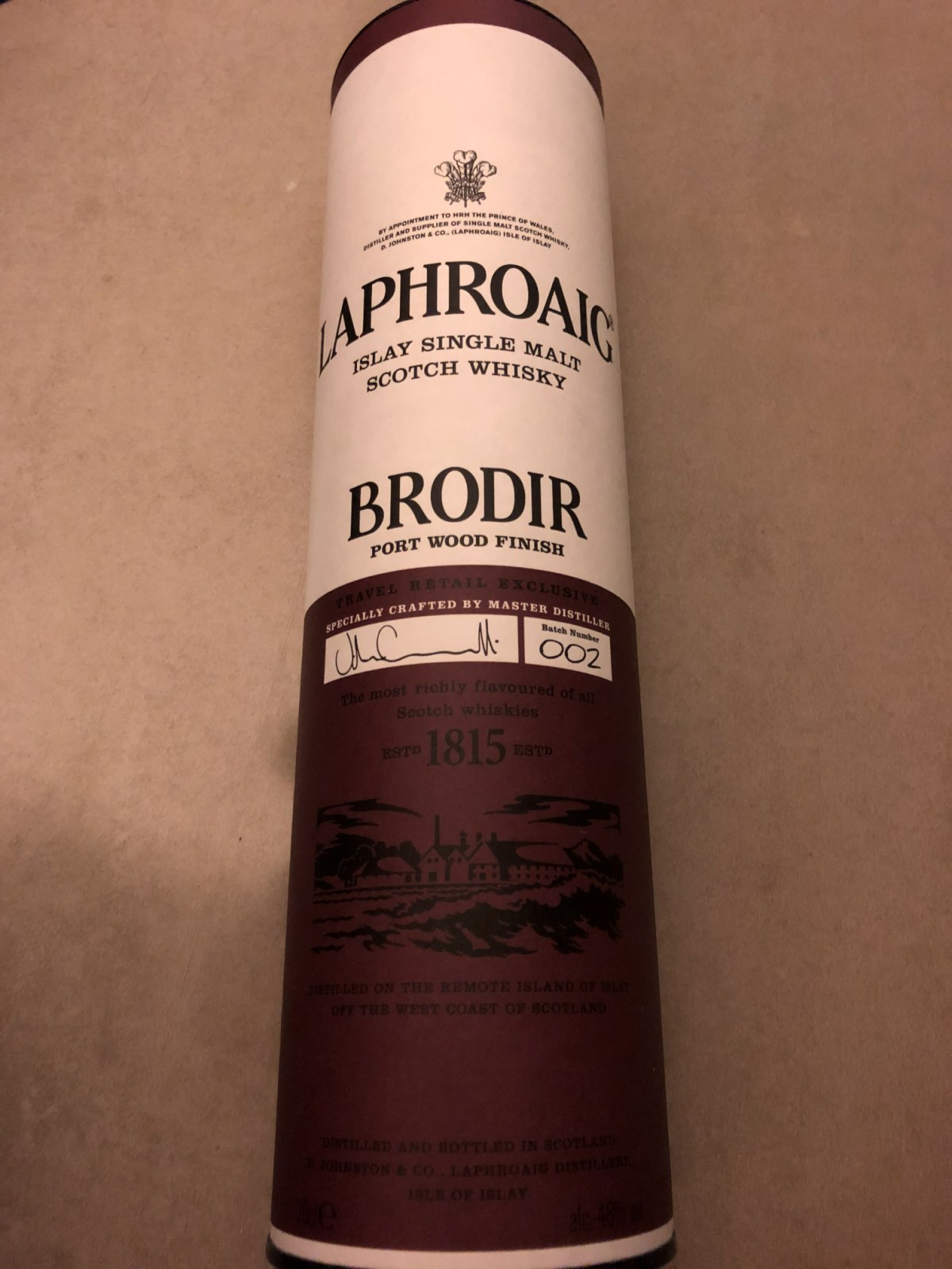 Laphroaig Brodir Port Wood Finish