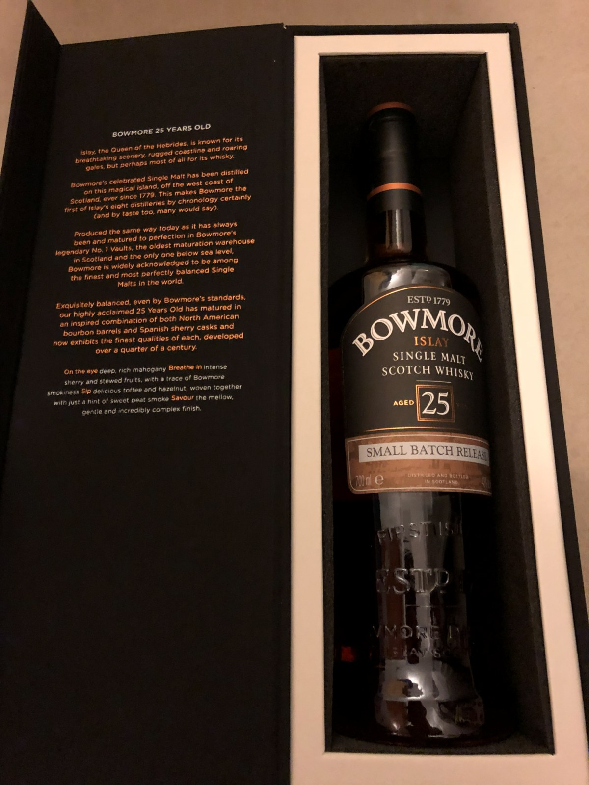 Bowmore 25 Jahre Small Batch Release